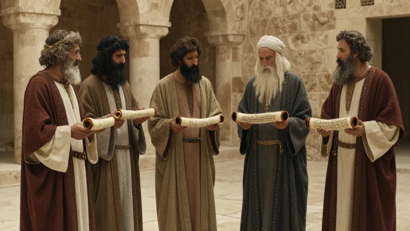 Quiénes eran los fariseos y su relevancia en la actualidad 56 Sacerdotes antiguos leen textos sagrados