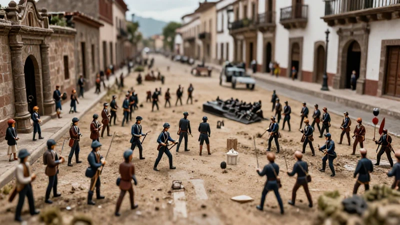 Maquetas recrean la historia mexicana con detalle