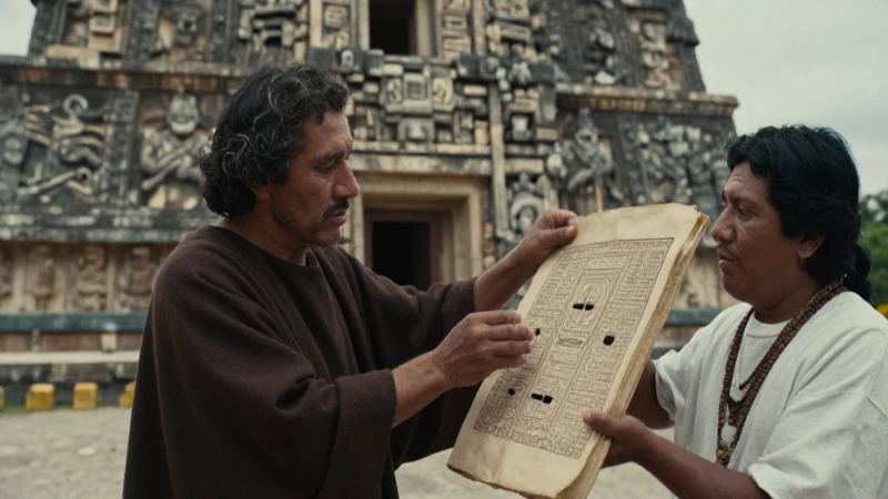 Fray documentando cultura y religión mexica