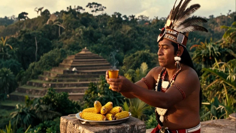 Qué creencias religiosas tenían los indígenas antiguos 28 Sacerdote indígena ofrece ofrendas en un antiguo altar Mesoamericano