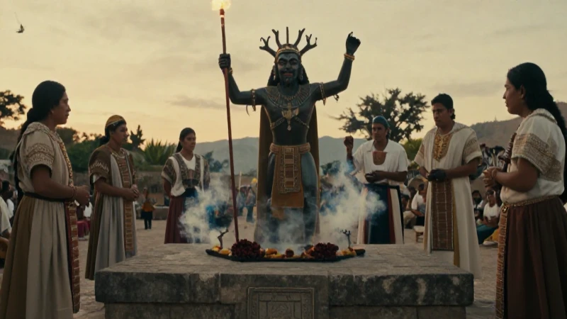 Religión de los tlaxcaltecas: Camaxtli, el dios supremo 26 Ritual sagrado tlaxcalteca a Camaxtli