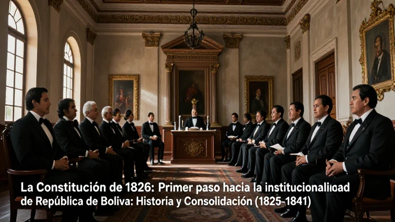 República de Bolivia: Historia y Consolidación (1825-1841) 32 La Constitución de 1826 consolidó la república boliviana