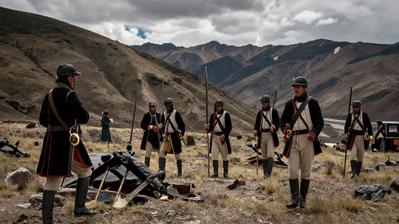 República de Bolivia: Historia y Consolidación (1825-1841) 33 Infantes andinos del siglo XIX en el altiplano