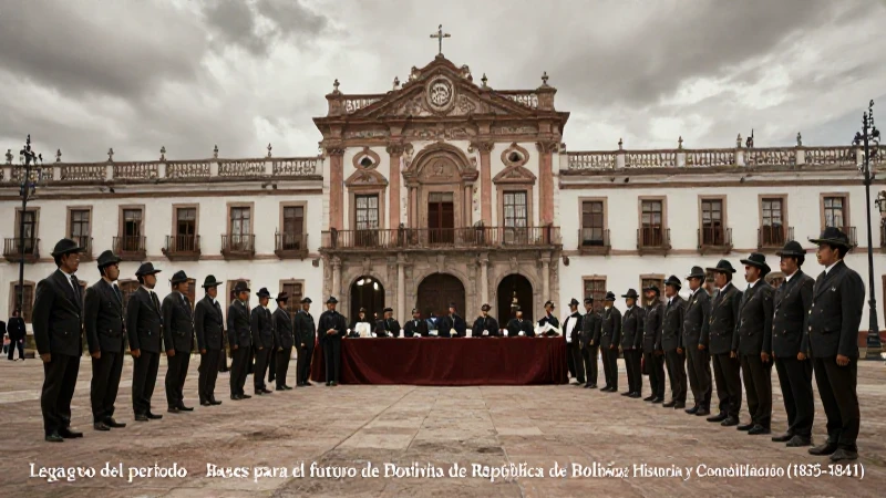República de Bolivia: Historia y Consolidación (1825-1841) 36 Oficiales bolivianos fundando la república