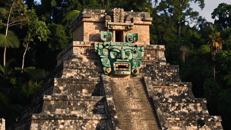 El Popol Vuh: Explorando el Libro Sagrado de los Mayas 46 Deidad Maya en ritual ceremonial en el Petén