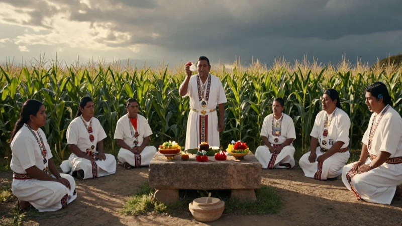 Ritos prehispánicos celebran la fertilidad agrícola