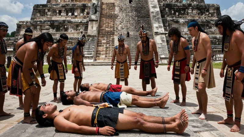 Sacrificios aztecas de prisioneros de guerra