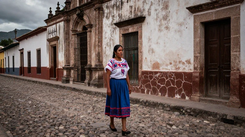 San Bartolo Tutotepec: Un Destino Cultural en México 36 Pueblo mexicano histórico con mujer indígena