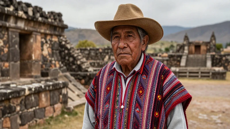 Dignidad Mixteca en ruinas ancestrales