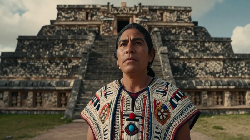 Noble mixtec frente a arquitectura mesoamericana