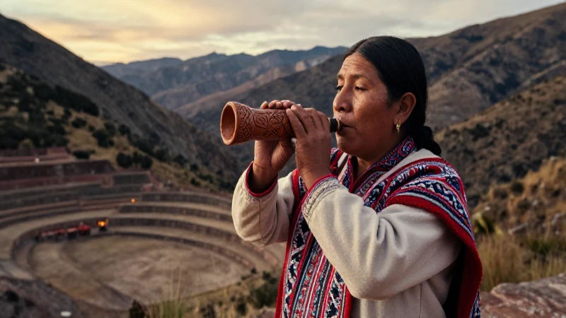 Cuáles son las funciones del silbato prehispánico en la Mixteca 34 Artisan Mixteco silbando en paisaje montañosos