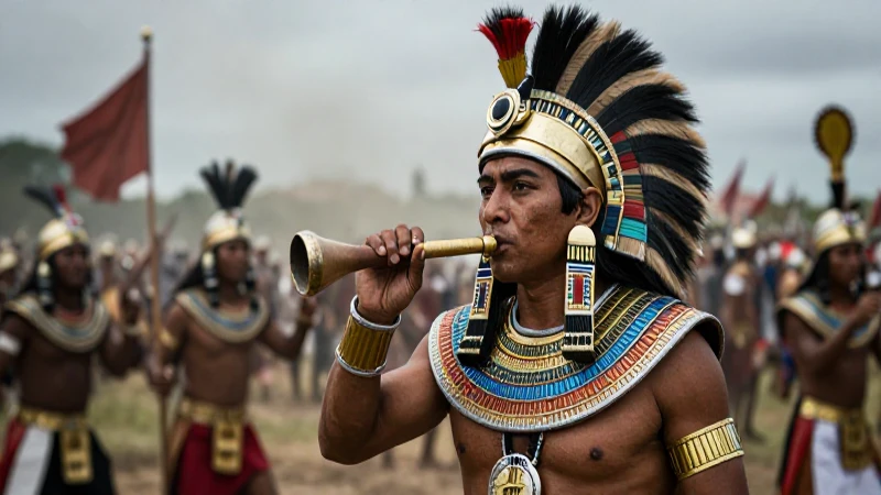 Silbatos de la muerte azteca: Qué eran y por qué temían 3 Guerreiro azteca en batalla con silbatos cerimoniales