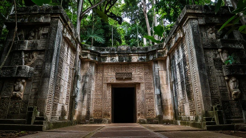 Sistema Sac Actun: Promoción como Bien Mixto ante la UNESCO 35 Cenote Maya monumental en selva dramática