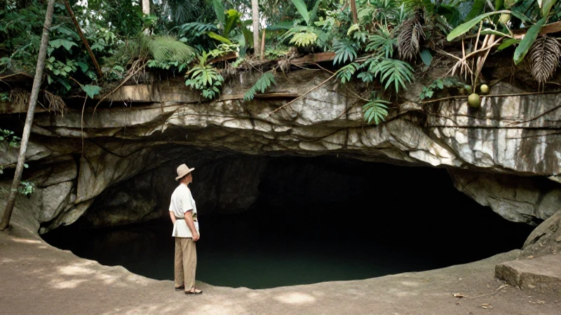 Sistema Sac Actun: Promoción como Bien Mixto ante la UNESCO 29 Explorador en cavernosa selva Maya
