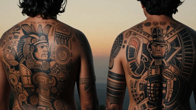 Diseño y significado de tatuajes aztecas
