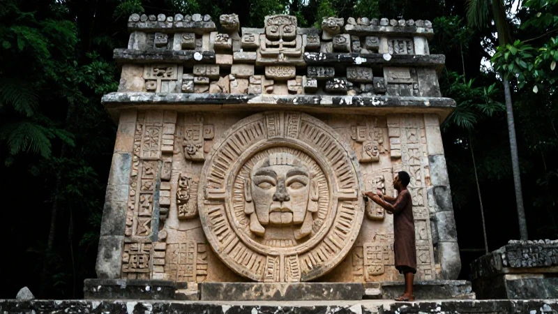 qué es el Tablero del Sol en el Templo del Sol en Palenque 27 Sacerdote maya explora templo ancestral en selva