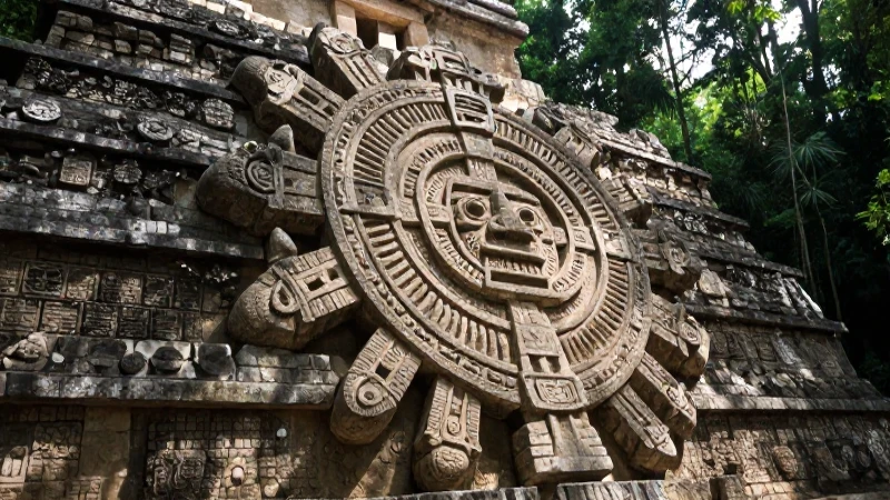 qué es el Tablero del Sol en el Templo del Sol en Palenque 33 Relieve de sol en templo maya de Palenque