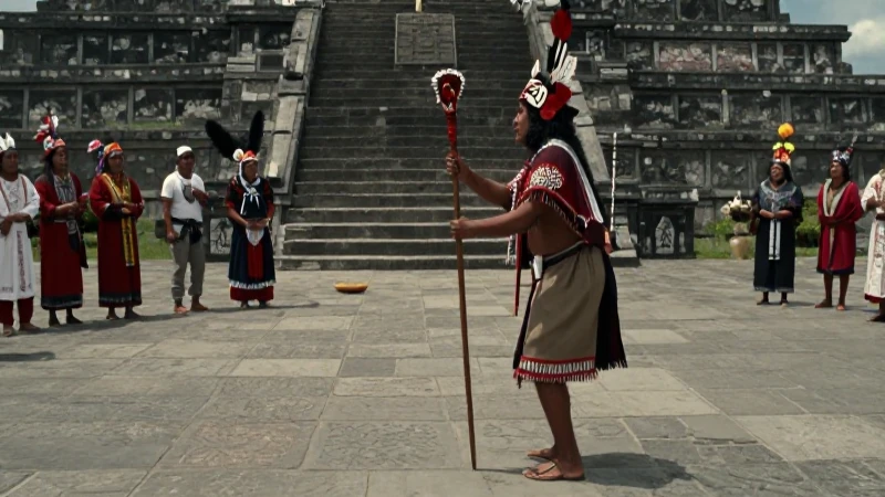 Lord Mixteco en ritual ancestral