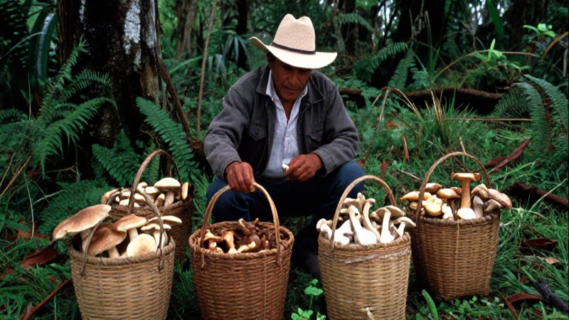 México: recolección tradicional de hongos silvestres