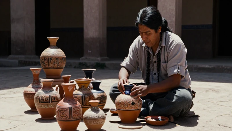 Artesano crea cerámica azteca histórica en Tenochtitlan