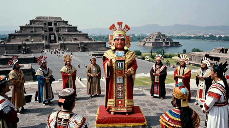 Tlacaelel: El arquitecto fundamental del Imperio Azteca 20 Tlacaelel preside sobre el Tenochtitlan histórico