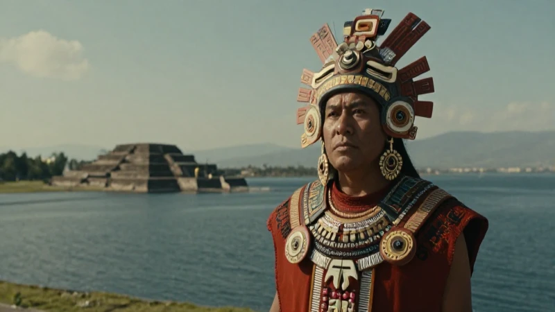 Tlachinola: El tributario clave de México-Tenochtitlan 3 Noble Tlachinolli en Tenochtitlan, ataviado con gala