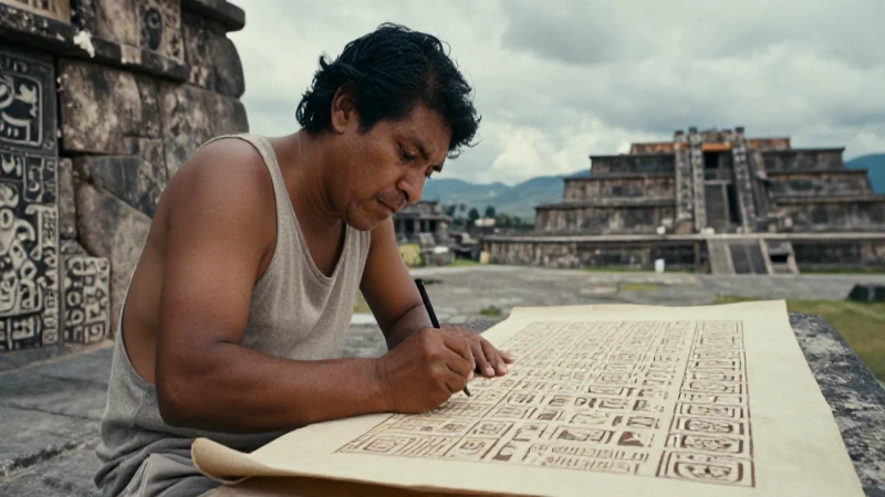 El tlacuilo moderno preserva el arte ancestral