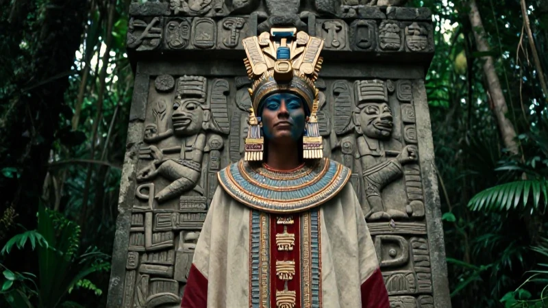 Tláloc: significado y su influencia en la cultura maya 20 Sacerdote azteca en Tláloc, realismo cinematográfico