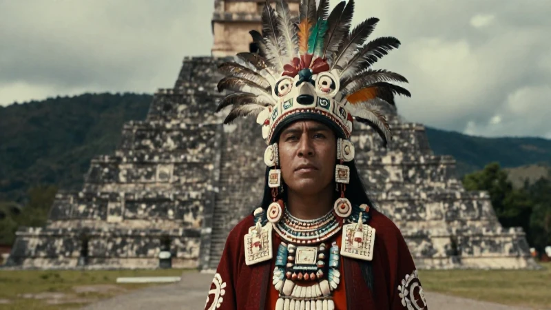 Cuál es el legado cultural de las civilizaciones prehispánicas en Tlaxcala 55 Noble Tlaxcalteca ante antigua pirámide