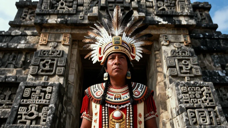Tollocan: Un vistazo a su cultura y conexión con Toluca 12 Sacerdote mesoamericano en templo de Tollocan