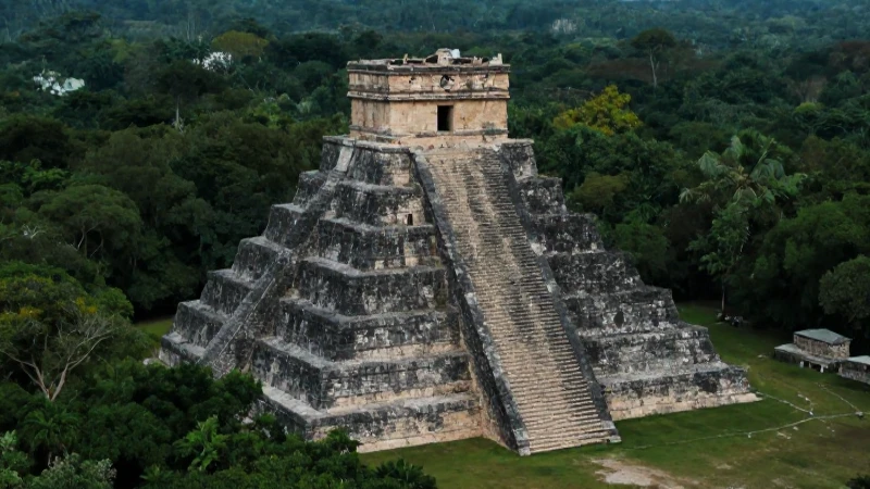Imponente Toniná en la selva maya