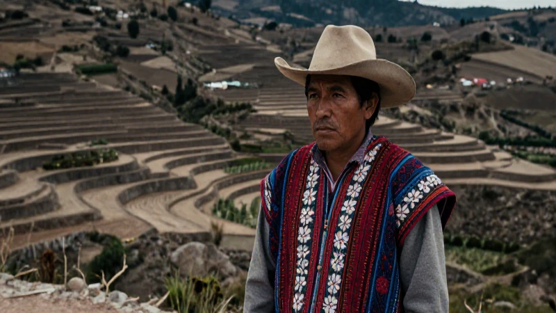 Hombre en Sierra de Hermosillo, estilo documentario