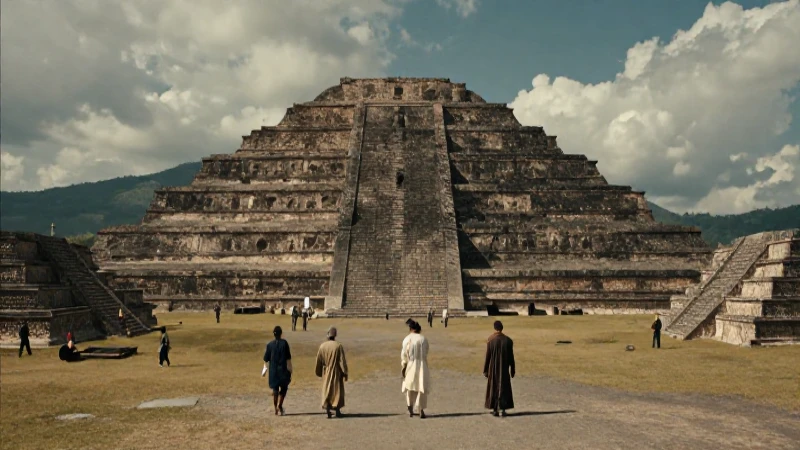 Pirámide de Cholula con dramatismo histórico