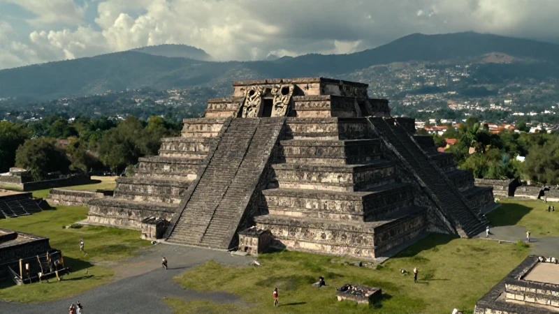 La monumental Pirámide de Cholula