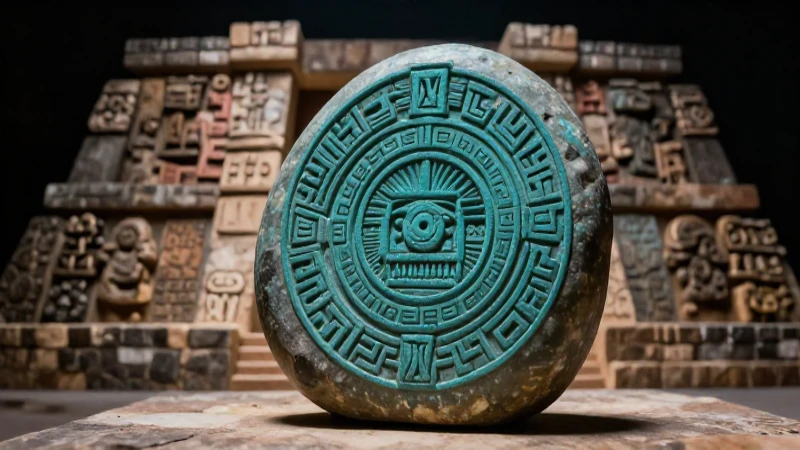 Qué significado tiene la cálida piedra verde turquesa 6 Ritual nahua en arquitectura mesoamericana antigua