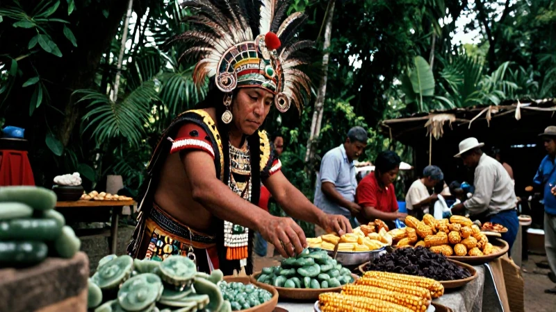 Tututepec: Claves de su economía y situación política actual 11 Cacique prehispánico en mercado de Tututepec