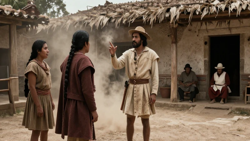 Tututepec: Claves de su economía y situación política actual 12 Conquistador en aldea maya, realismo histórico