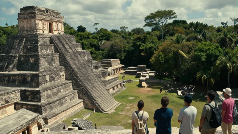 Uaxactún, templo maya monumental, ofrece historia y paisajes