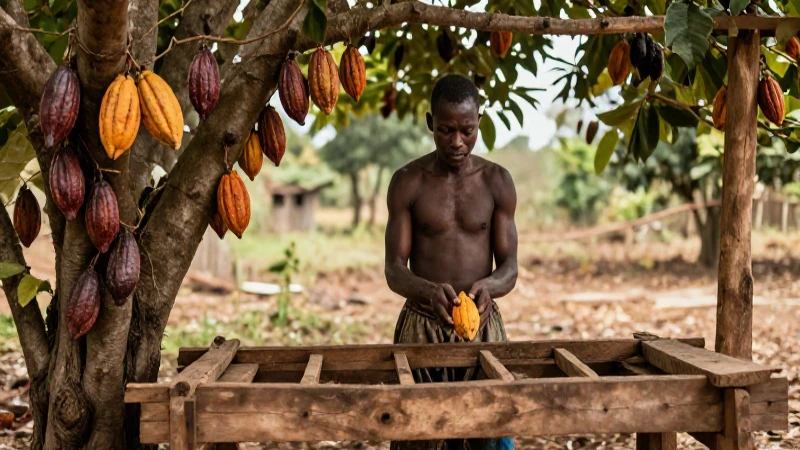 Cuáles son las variedades de cacao y su distribución global 24 Agricultor de cacao en África colonial