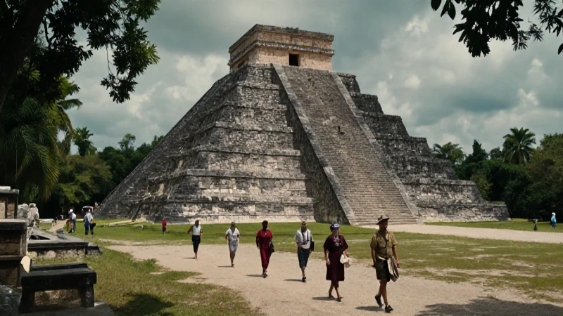 Cómo es la arquitectura y el trazo urbano de Tajín en Veracruz 52 Tajín: Pirámide y gente en la selva