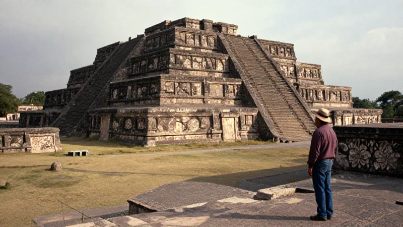 Cómo es la arquitectura y el trazo urbano de Tajín en Veracruz 54 Tajín histórico con observador indígena