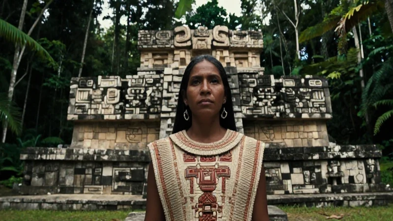 Vestimenta Olmeca: El papel de las mujeres de Chalcatzingo 51 Poderosa mujer Olmec en selva ancestral