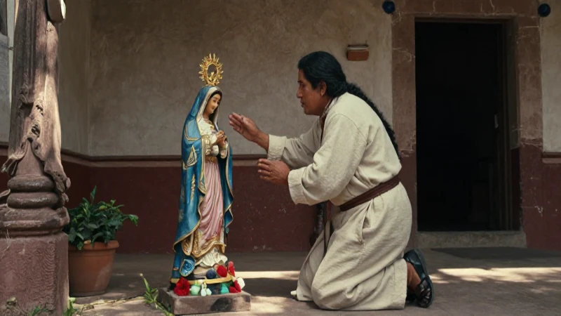 Virgen de los Remedios: Historia y Fe en la Basílica 20 Sacerdote indígena descubre la Virgen