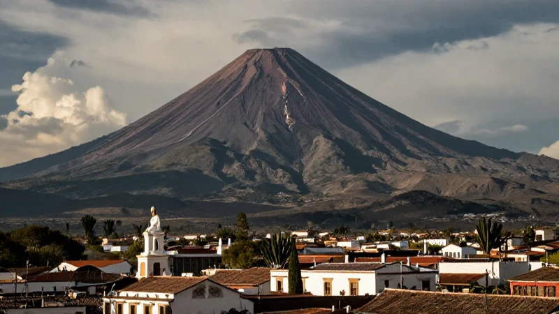 Volcanes y paisajes históricos de México