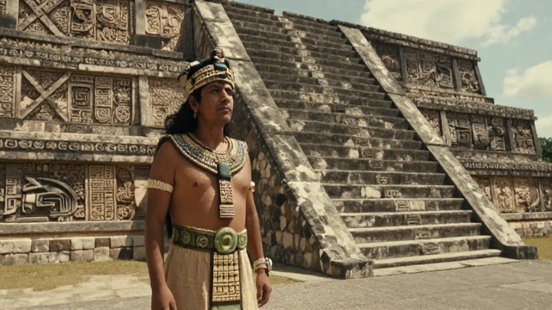 Sacerdote mesoamericano en Xochicalco