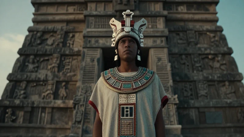 Qué relación existe entre Xólotl, el dios azteca, y Quetzalcóatl 5 Sacerdote azteca contempla templo masivo