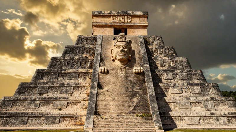 Zonas arqueológicas de los toltecas: legado y misterio 8 Escultura Tolteca majestuosa en ruinas mesoamericanas