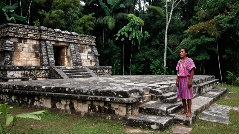 Cuáles son las zonas arqueológicas y lugares únicos de Michoacán 37 Sabio purépecha cerca de ruinas en la selva