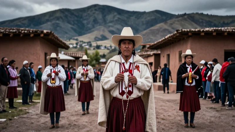 Ritual indígena histórico en el Cerro de Teúl